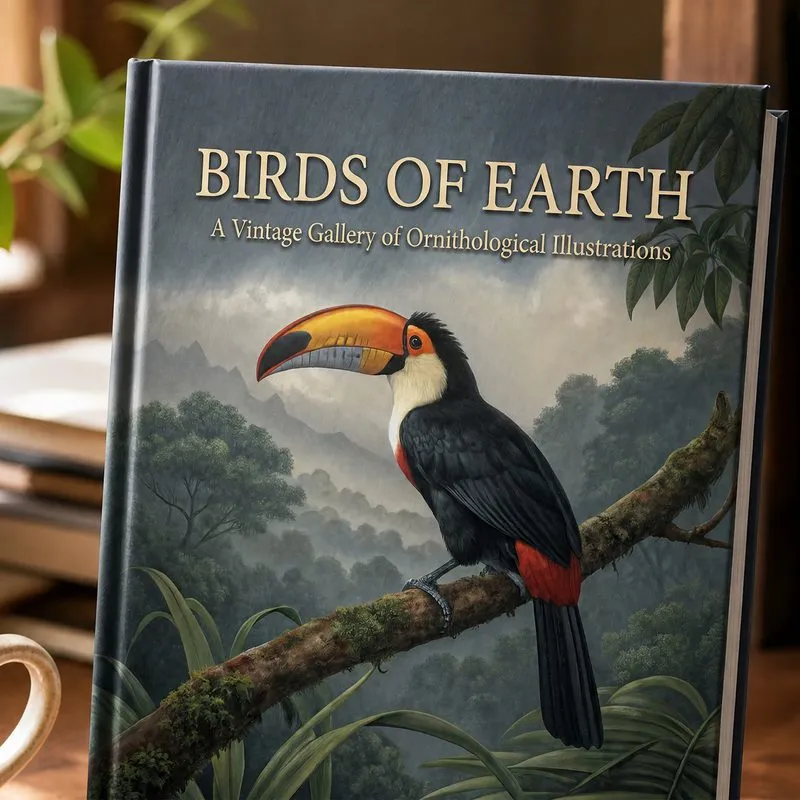 Birds of Earth book mockup
